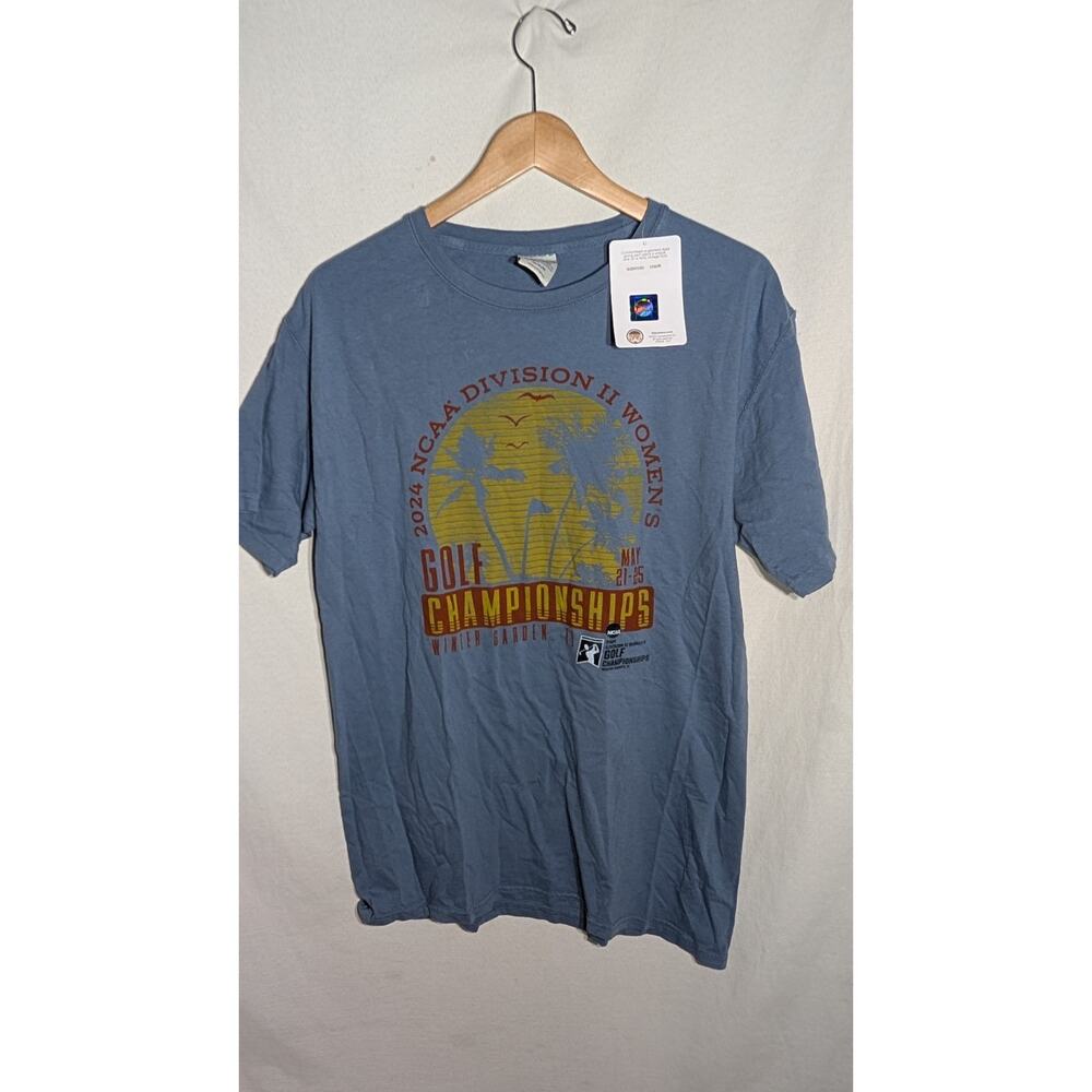 NCAA division II Golf Championship T Shirt Tee SZ M 2024 Winter Garden‎ FL
